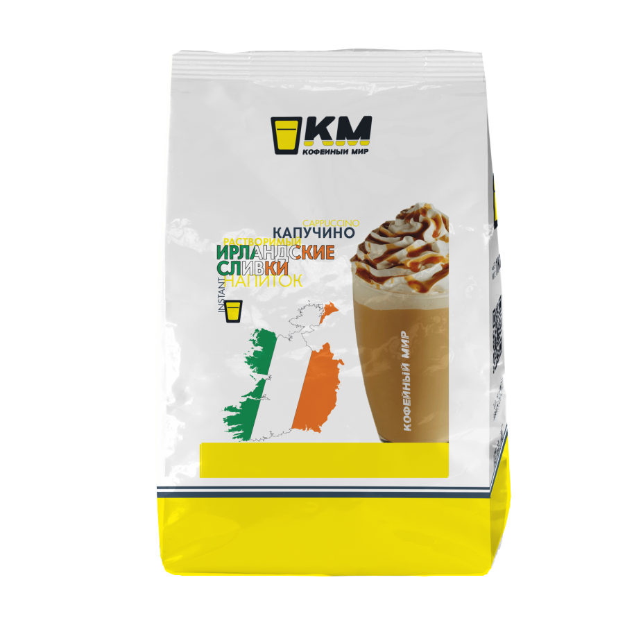 Капучино "Кофейный мир" с ароматом  Ирландские сливки ,1кг