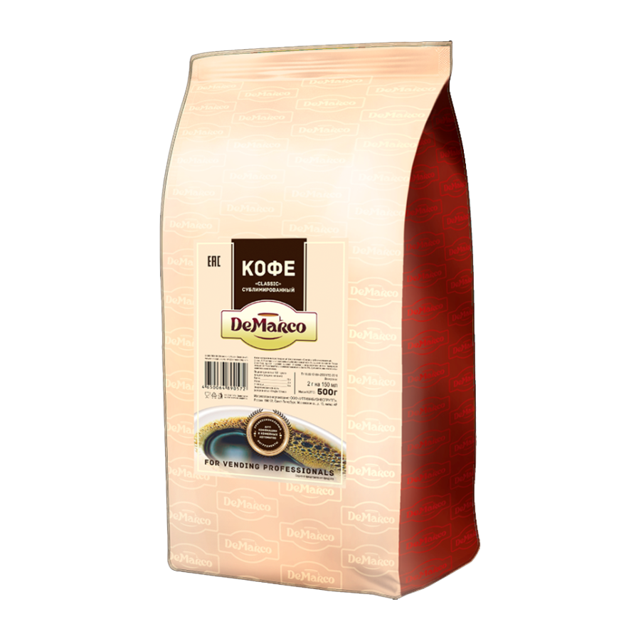Кофе сублимированный De Marco Classic 0,5 кг