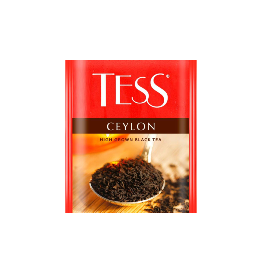 Чай черный Тесс Цейлон (2,0 г * 100 п), пак, п/э