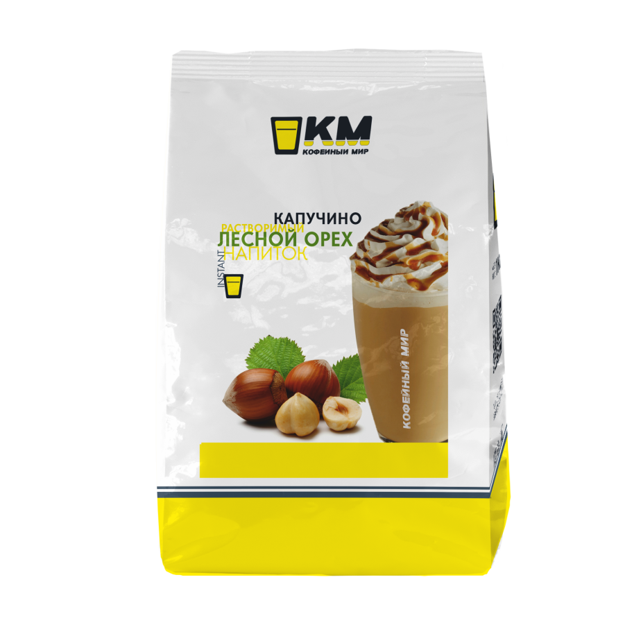 Капучино "Кофейный мир" с ароматом Лесной орех ,1кг