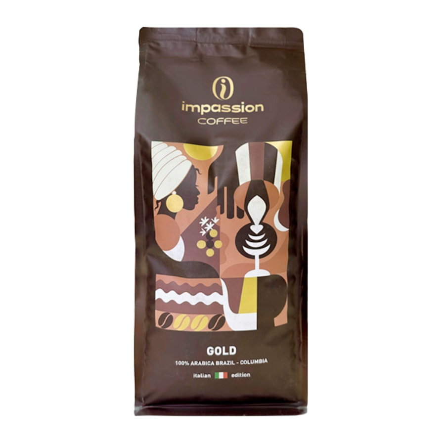 Кофе в зернах Impassion Gold (Espresso Blend №2), 1 кг (свежая обжарка)
