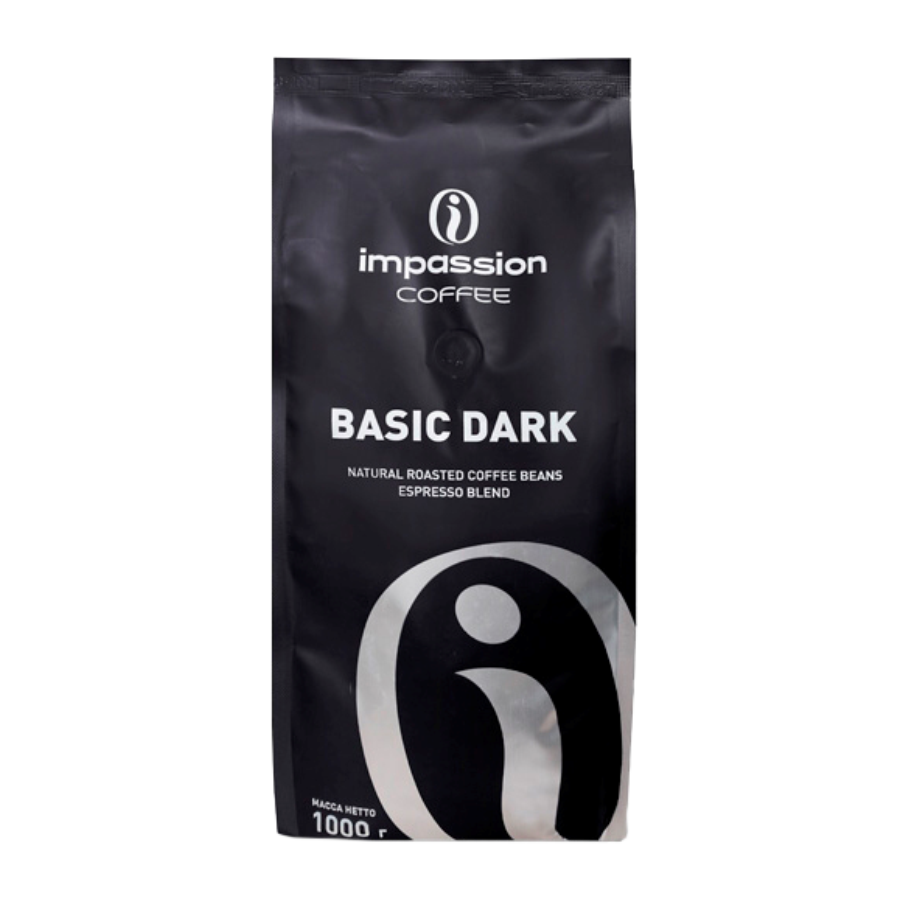 Кофе в зернах Impassion Basic Dark, 1 кг (свежая обжарка)