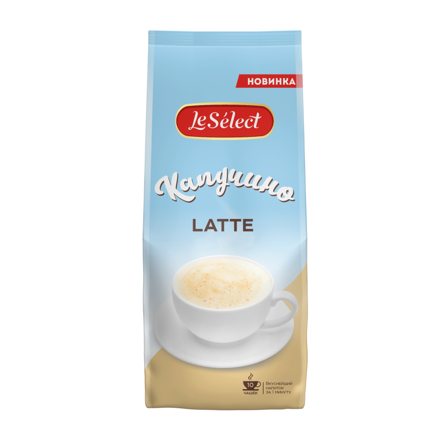 Напиток растворимый фасованный "Капучино Latte" "Le Select" 200 г