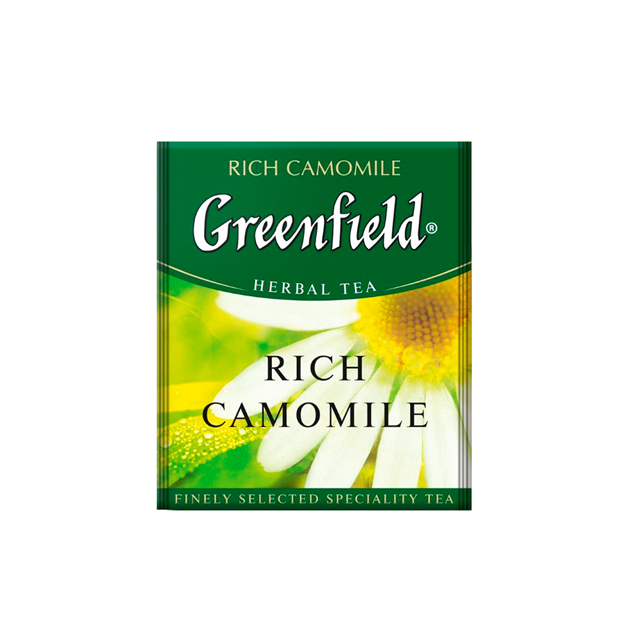 Чайный напиток Гринфилд Рич Камомайл (1,5 г * 100 п), пак., п/э
