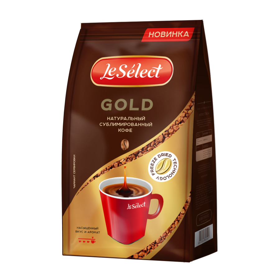 Кофе сублимированный "Le Select" Gold, 75 гр
