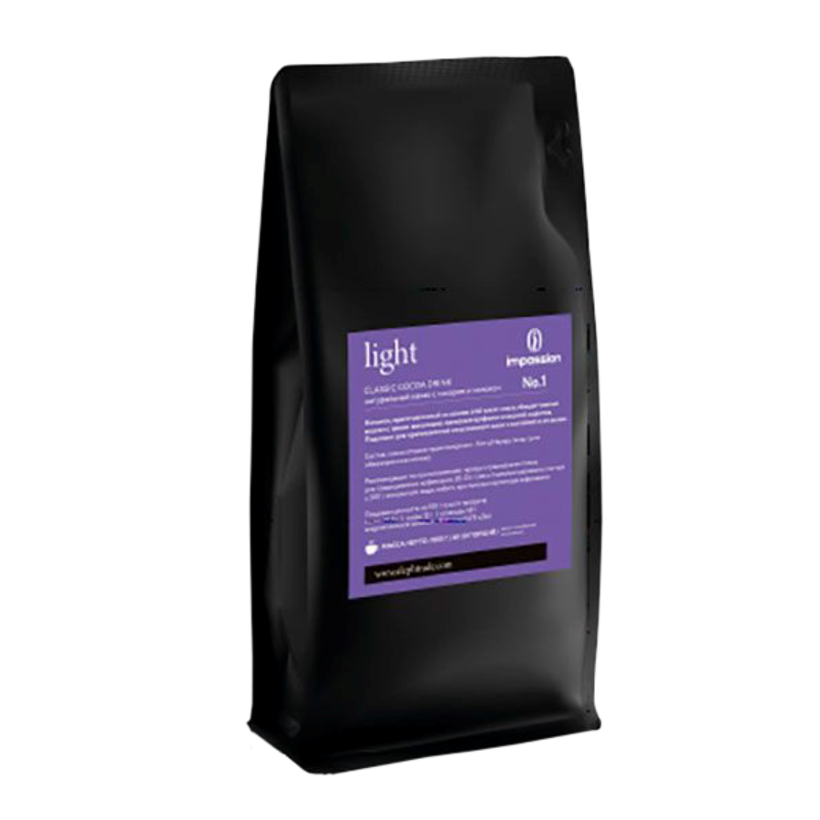 Горячий шоколад с сахаром и молоком Impassion Light, 1 кг