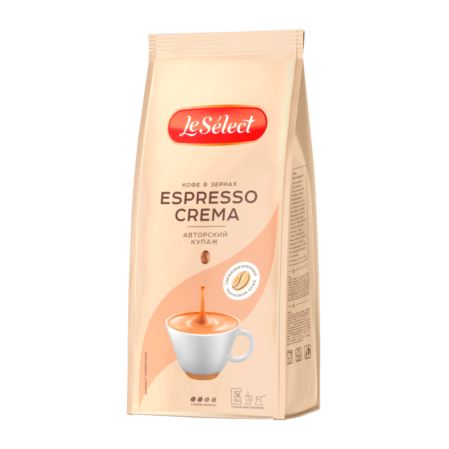 Кофе в зернах "Le Select" Espresso Crema, 0,2 кг