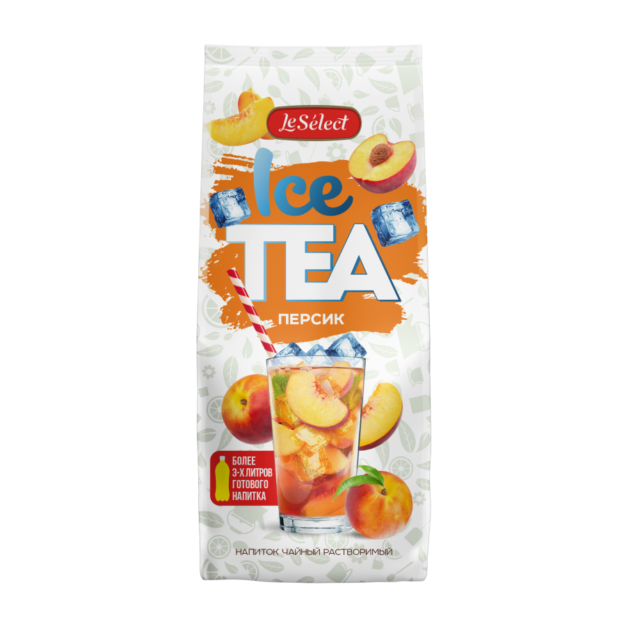 Напиток чайный растворимый фасованый "ICE TEA ПЕРСИК" "Le Select" 300 г