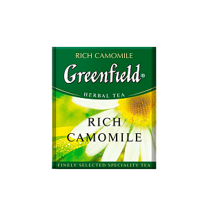 Чайный напиток Гринфилд Рич Камомайл (1,5 г * 100 п), пак., п/э